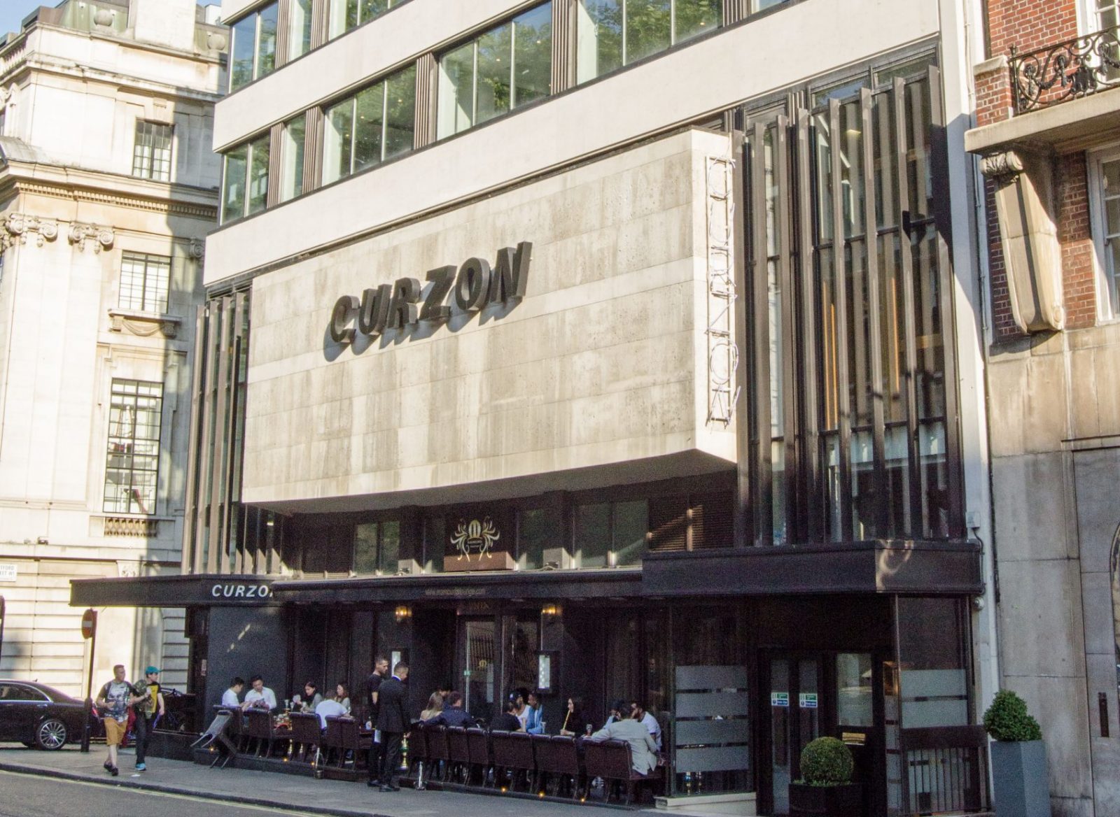 The exterior of the Curzon Mayfair cinema.