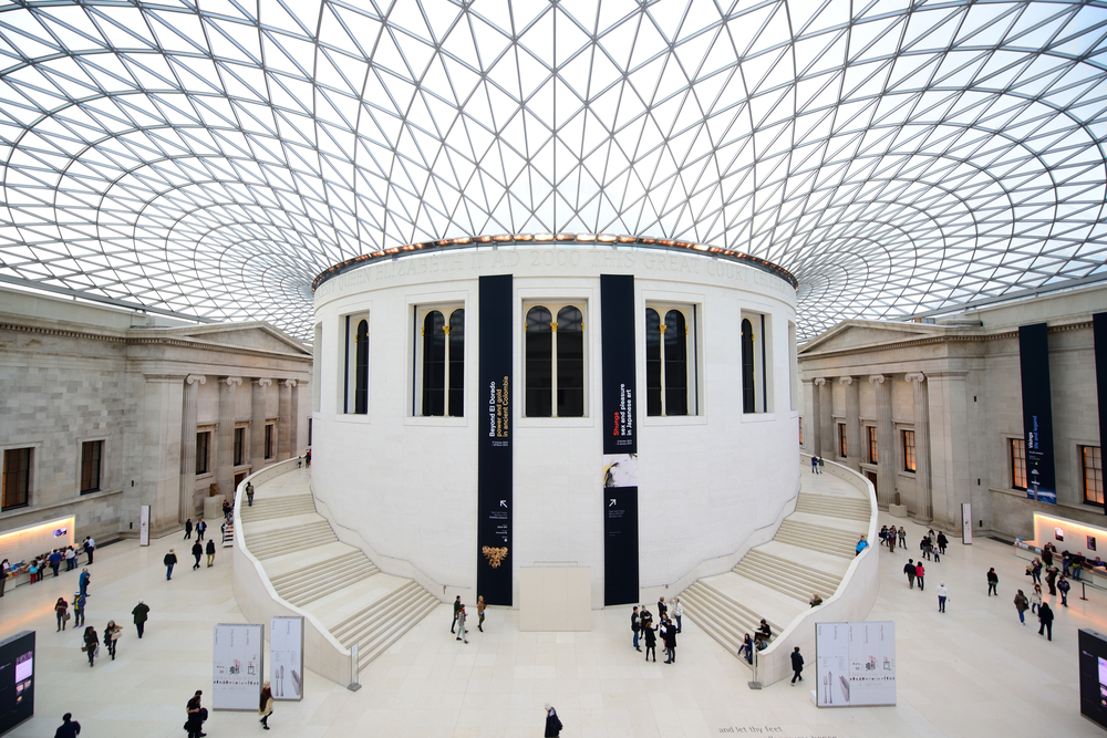 The interior of the British Museum